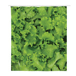 Salad Vegetable Print Polyester Shower Curtain