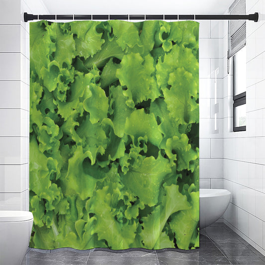 Salad Vegetable Print Premium Shower Curtain