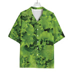 Salad Vegetable Print Rayon Hawaiian Shirt