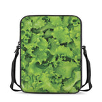 Salad Vegetable Print Rectangular Crossbody Bag