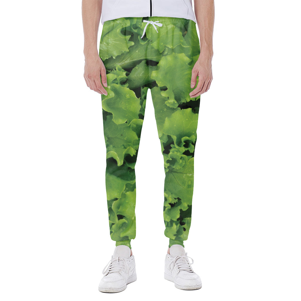 Salad Vegetable Print Scuba Joggers