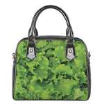 Salad Vegetable Print Shoulder Handbag