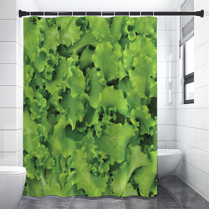 Salad Vegetable Print Shower Curtain