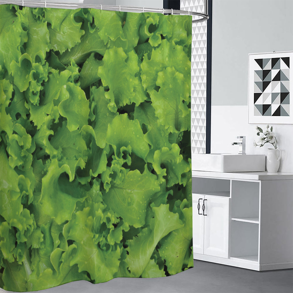 Salad Vegetable Print Shower Curtain