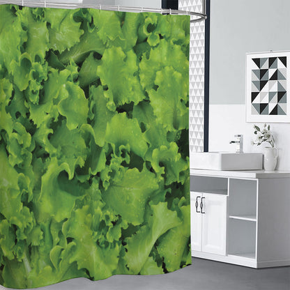 Salad Vegetable Print Shower Curtain