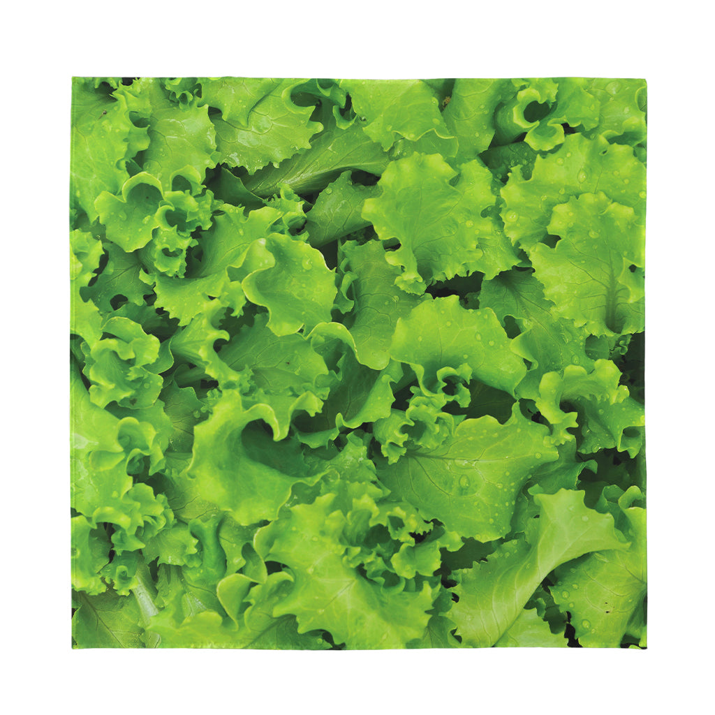 Salad Vegetable Print Silk Bandana