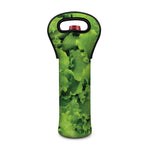 Salad Vegetable Print Single Neoprene Wine Tote