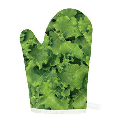 Salad Vegetable Print Single Oven Mitt