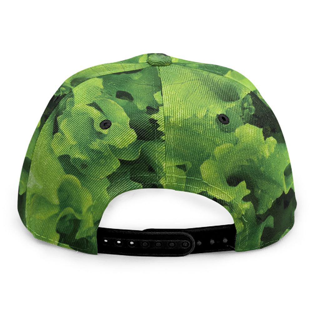 Salad Vegetable Print Snapback Cap