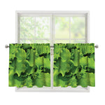 Salad Vegetable Print Tier Curtains
