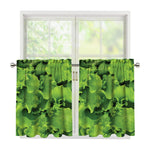 Salad Vegetable Print Tier Curtains