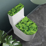 Salad Vegetable Print Toilet Lid And Tank Cover Set