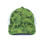 Salad Vegetable Print White Mesh Trucker Cap