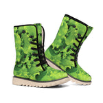 Salad Vegetable Print Winter Boots