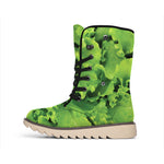 Salad Vegetable Print Winter Boots