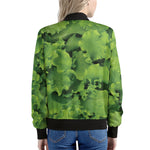 Salad Vegetable Print Women's Bomber Jacket