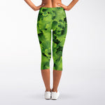 Salad Vegetable Print Women's Capri Leggings