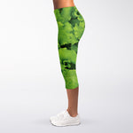 Salad Vegetable Print Women's Capri Leggings
