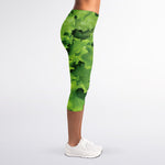 Salad Vegetable Print Women's Capri Leggings