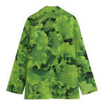 Salad Vegetable Print Women's Cotton Blazer