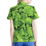 Salad Vegetable Print Women's Polo Shirt