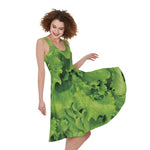 Salad Vegetable Print Women's Sleeveless Dress