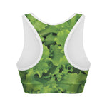 Salad Vegetable Print Women's Sports Bra