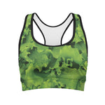 Salad Vegetable Print Women's Sports Bra