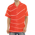 Salmon Artwork Print Aloha Shirt