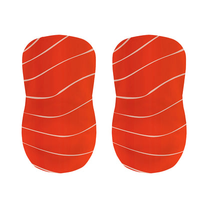 Salmon Artwork Print Bar Stool Covers
