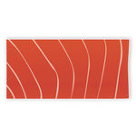 Salmon Artwork Print Beach Towel