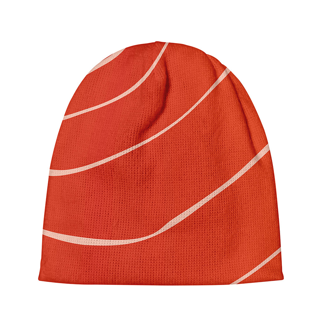 Salmon Artwork Print Beanie