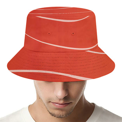 Salmon Artwork Print Bucket Hat