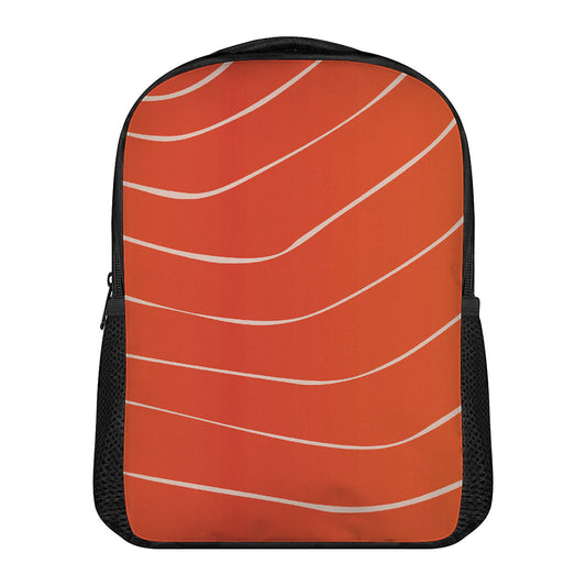 Salmon Artwork Print Casual Backpack