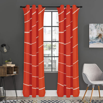 Salmon Artwork Print Curtain