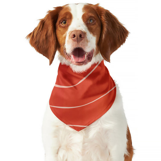 Salmon Artwork Print Dog Bandana