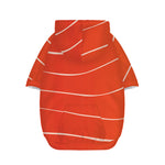 Salmon Artwork Print Dog Zip Up Hoodie