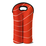 Salmon Artwork Print Double Neoprene Wine Tote