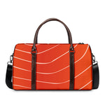 Salmon Artwork Print Duffle Bag