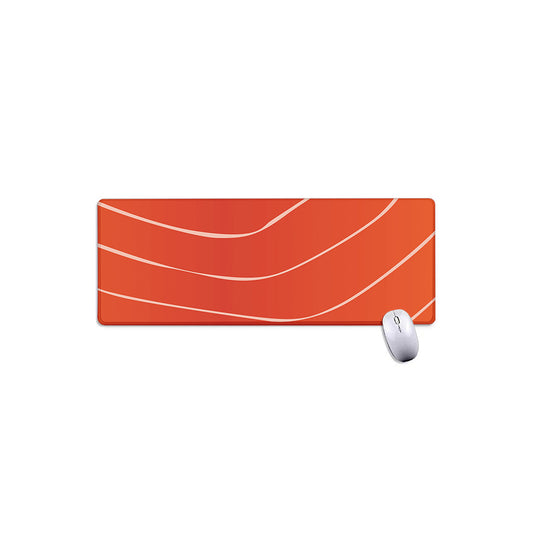 Salmon Artwork Print Extended Mouse Pad