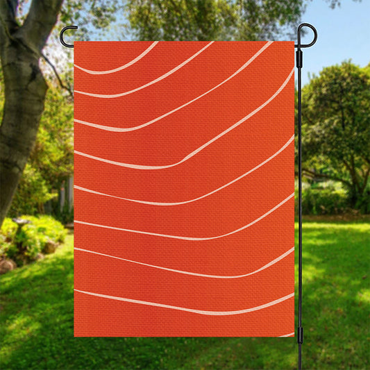 Salmon Artwork Print Garden Flag