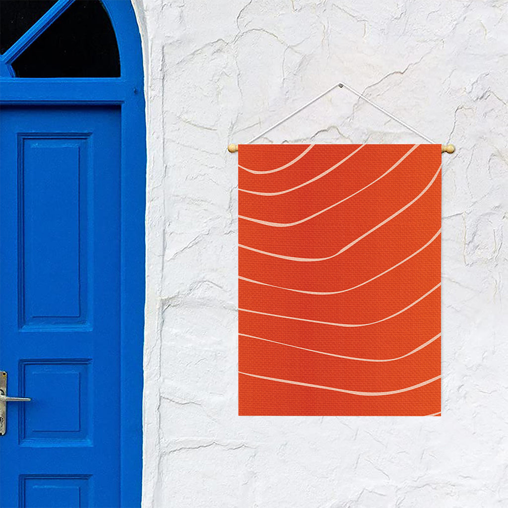 Salmon Artwork Print Garden Flag