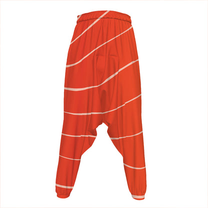Salmon Artwork Print Hammer Pants