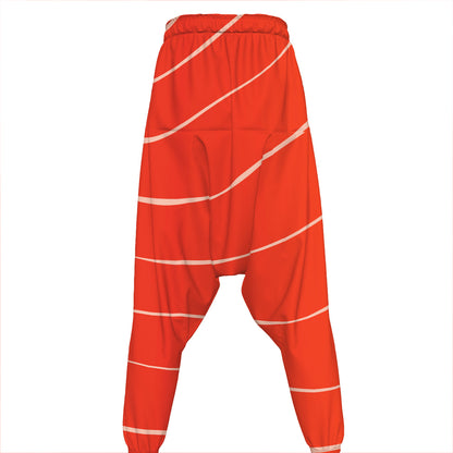 Salmon Artwork Print Hammer Pants