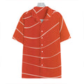 Salmon Artwork Print Hawaiian Shirt