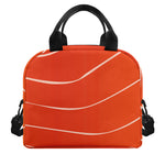Salmon Artwork Print Insulated Lunch Bag