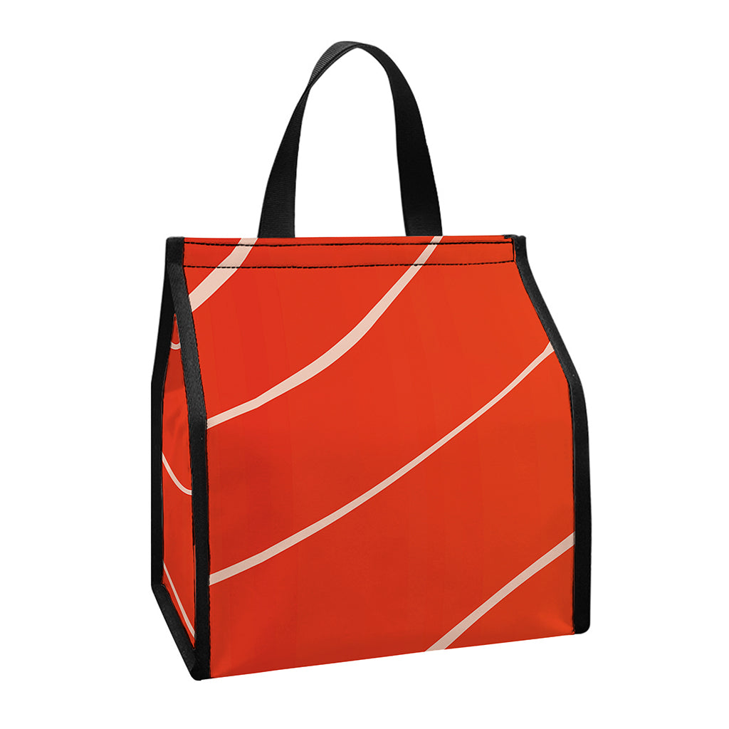 Salmon Artwork Print Insulated Lunch Tote