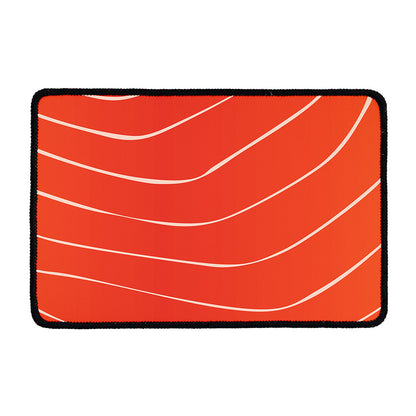Salmon Artwork Print Kitchen Mat