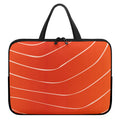 Salmon Artwork Print Laptop Sleeve With Handle