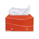 Salmon Artwork Print Leather Tissue Box Cover